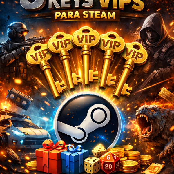 5 Keys Aleatórias VIPS - KEYS STEAM
