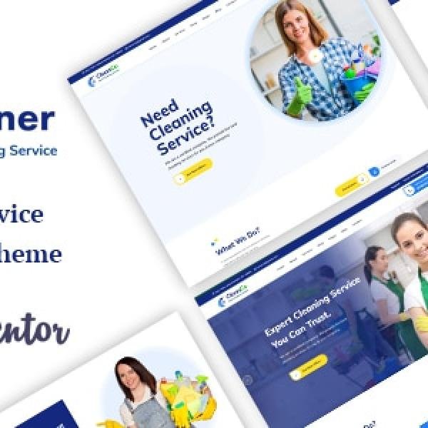Cleener - Cleaning Services WordPress Theme