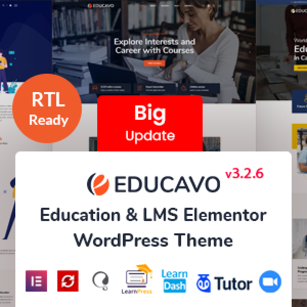 Educavo - Online Courses & Education WordPress Theme