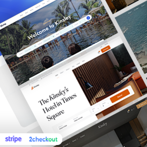 Kinsley - Hotel Booking Theme