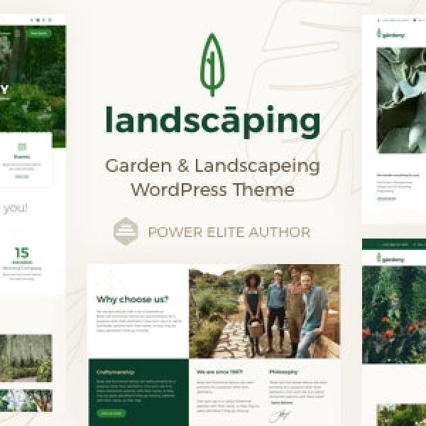 Landscaping - Garden Landscaper Theme